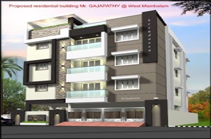 Residential Flats - West Mambalam - Residential construction project by Delphin Associates in West Mambalam, Chennai